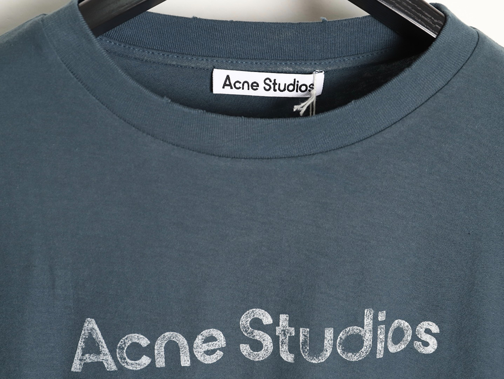 Acne Studios 1996 sandblasted distressed washed long-sleeved T-shirt TSK4