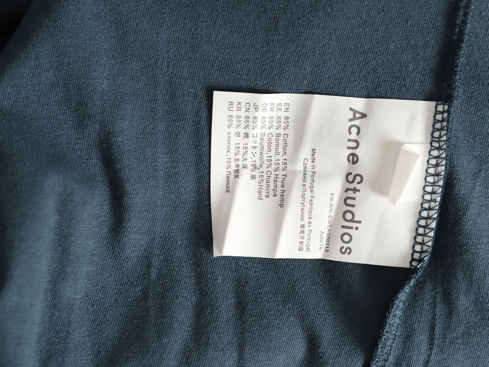 Acne Studios 1996 sandblasted distressed washed long-sleeved T-shirt TSK4