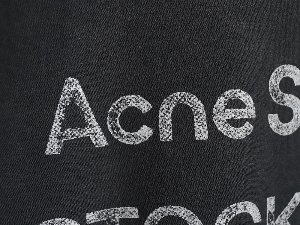 Acne Studios 1996 sandblasted distressed washed long-sleeved T-shirt TSK5
