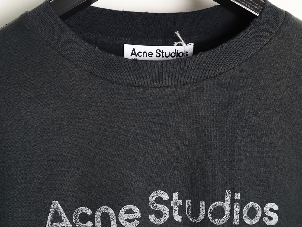 Acne Studios 1996 sandblasted distressed washed long-sleeved T-shirt TSK5