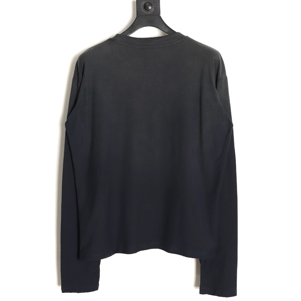 Acne Studios 1996 sandblasted distressed washed long-sleeved T-shirt TSK5