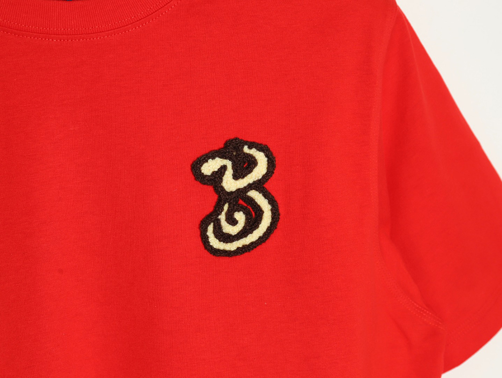 B**rry year of the snake towel embroidered logo short sleeve