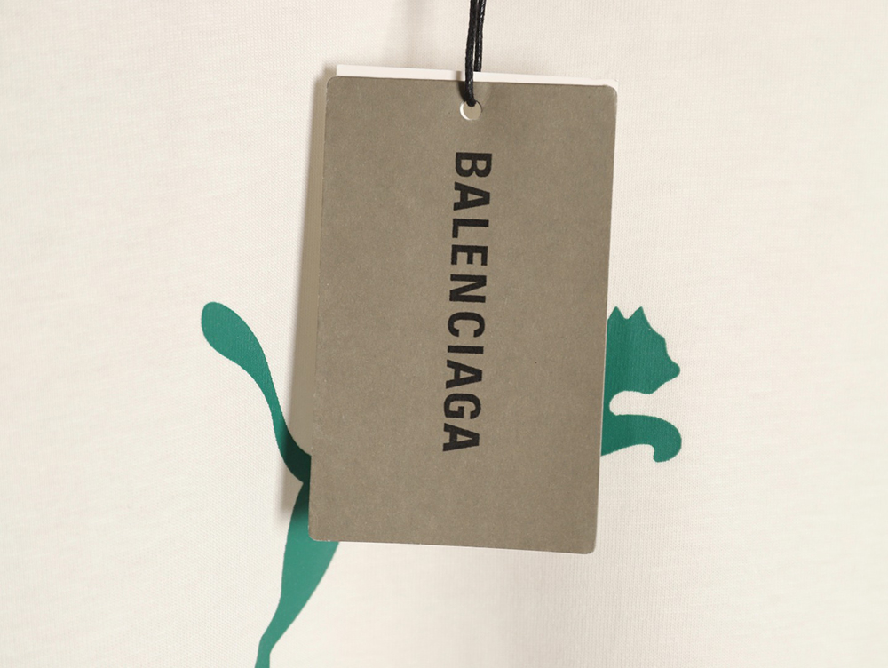 Ba*len*cia*ga & puma joint round neck short-sleeved t-shirt