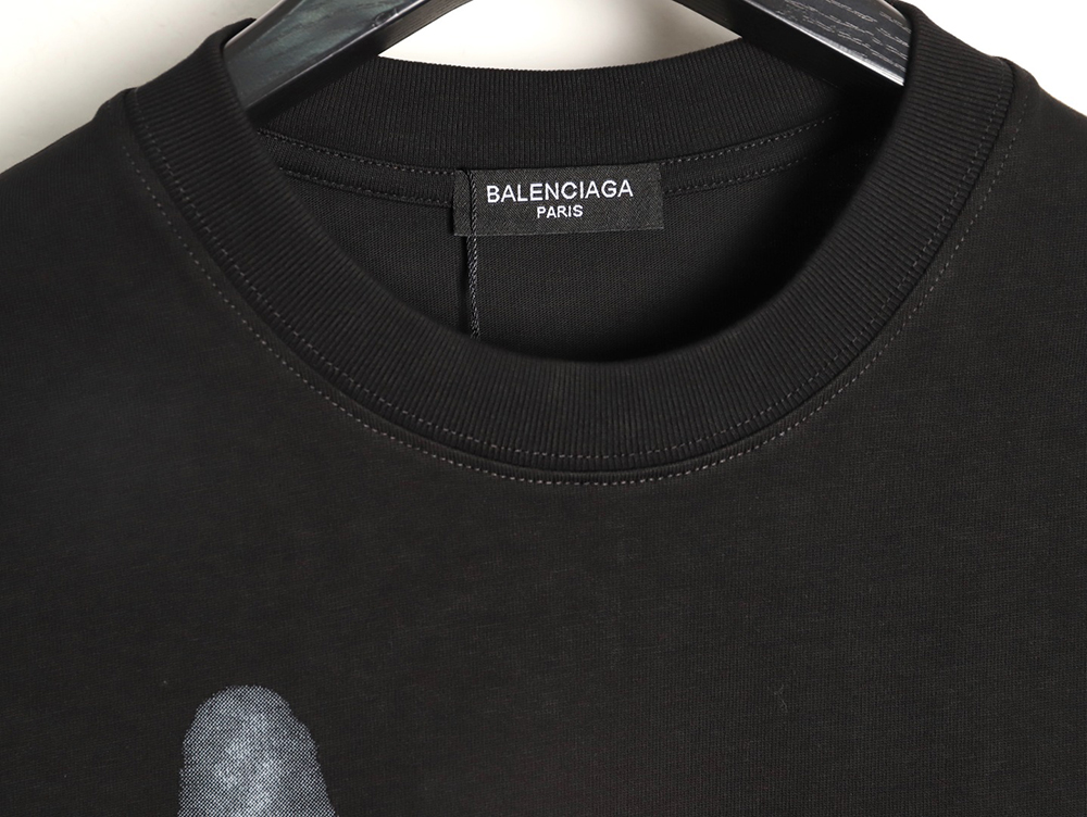 Ba*len*cia*ga heart print short sleeves