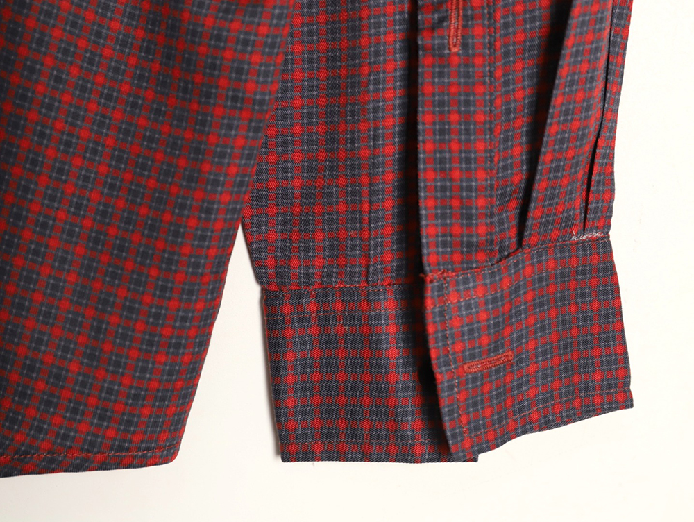 Ba*len*cia*ga striped lapel shirt