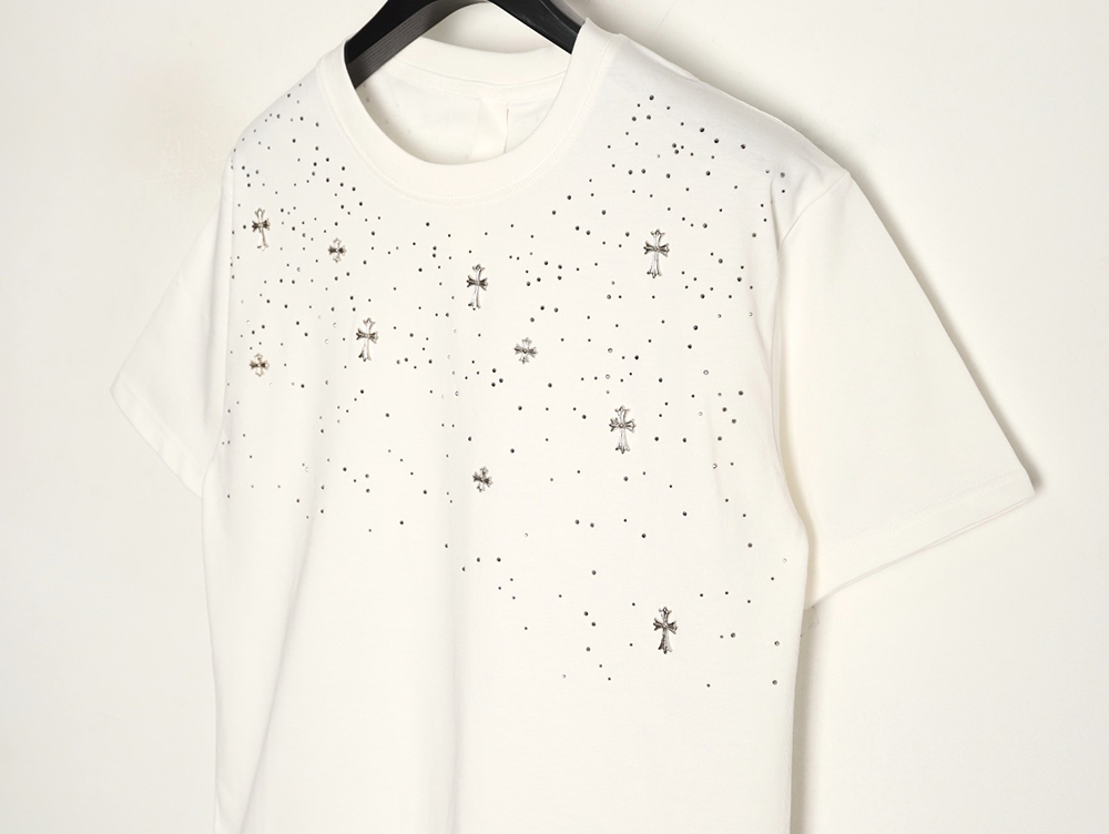 Ch**me He**ts gypsophila rhinestone short-sleeved t-shirt