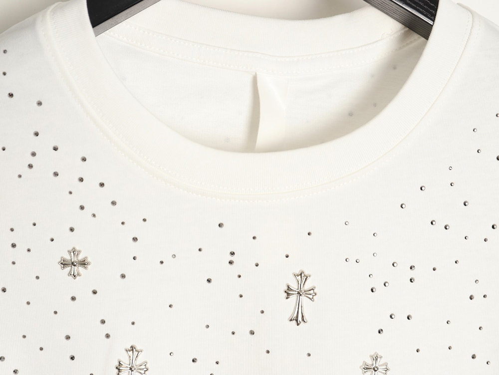 Ch**me He**ts gypsophila rhinestone short-sleeved t-shirt