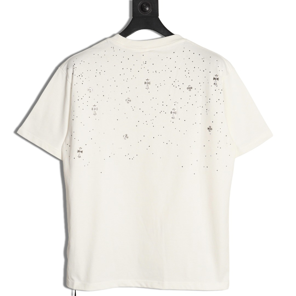 Ch**me He**ts gypsophila rhinestone short-sleeved t-shirt