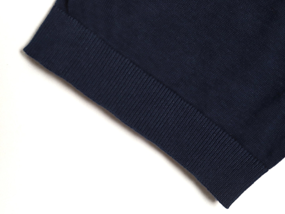 D*or embroidered small logo knitted polo short-sleeved