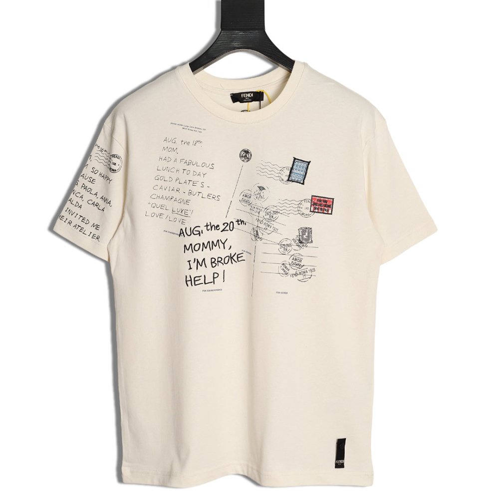 F**di stamp printed short-sleeves