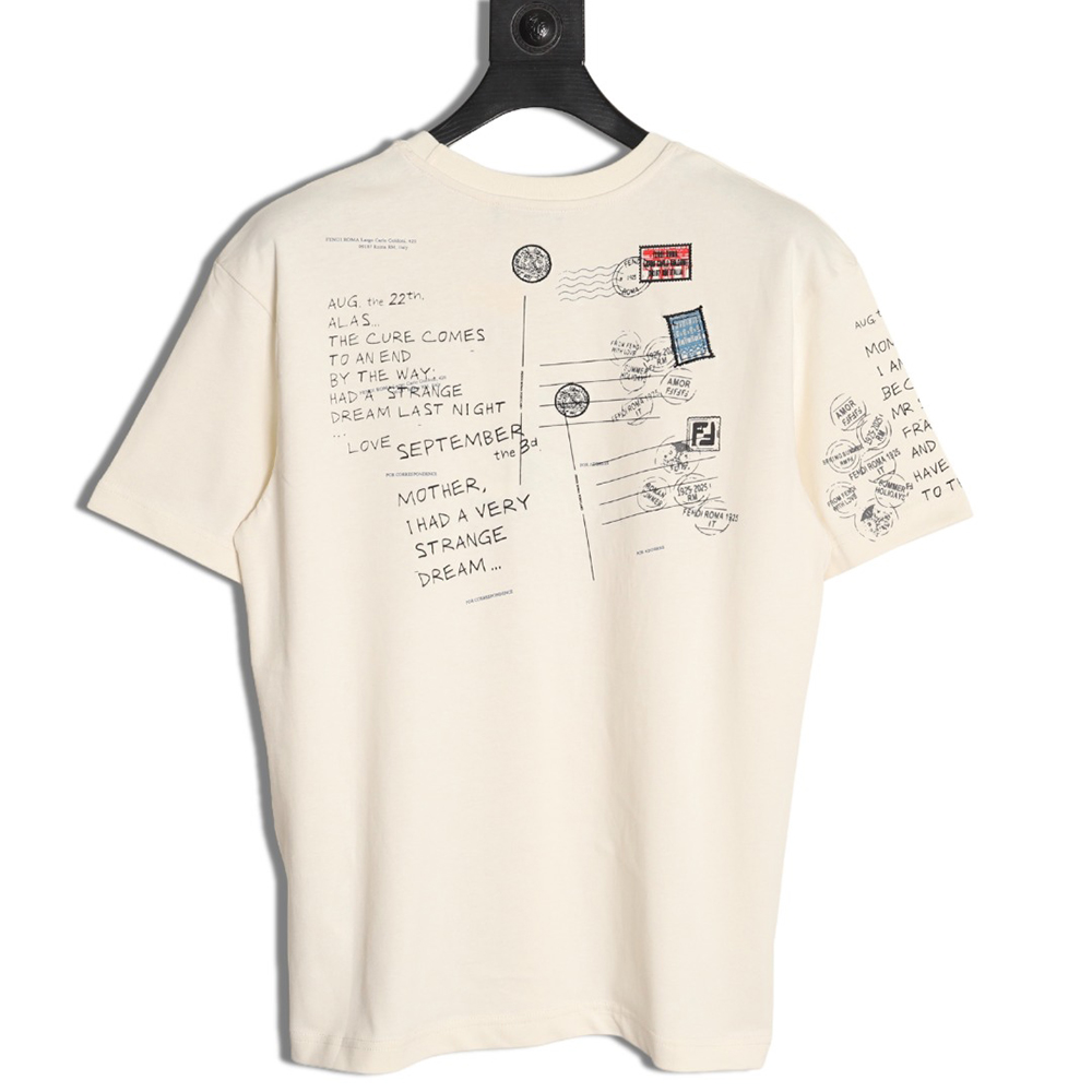 F**di stamp printed short-sleeves