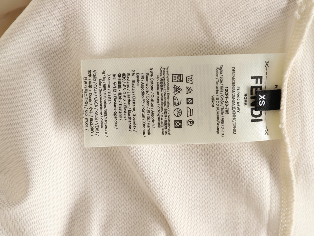 F**di stamp printed short-sleeves