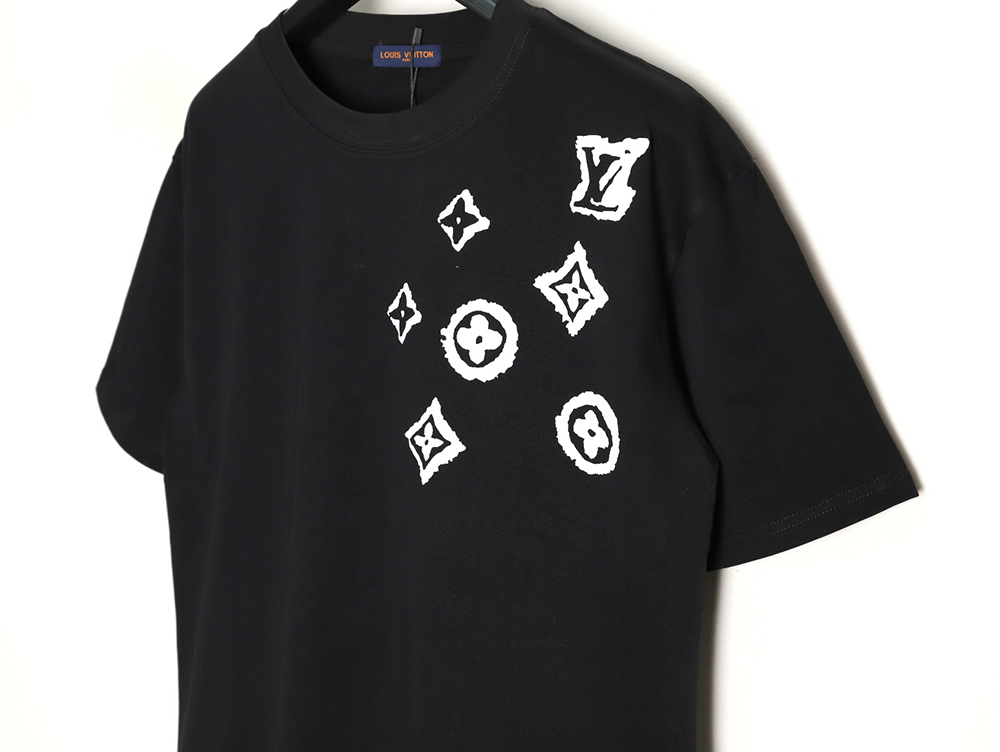 l0*is V*t0n monogram graffiti short-sleeved t-shirt tsk1