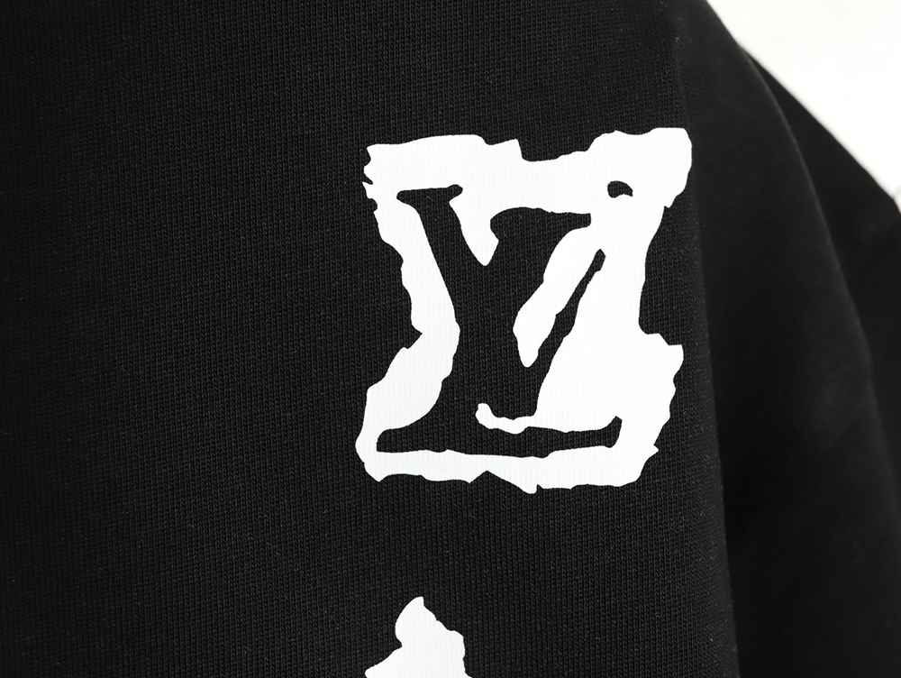 l0*is V*t0n monogram graffiti short-sleeved t-shirt tsk1