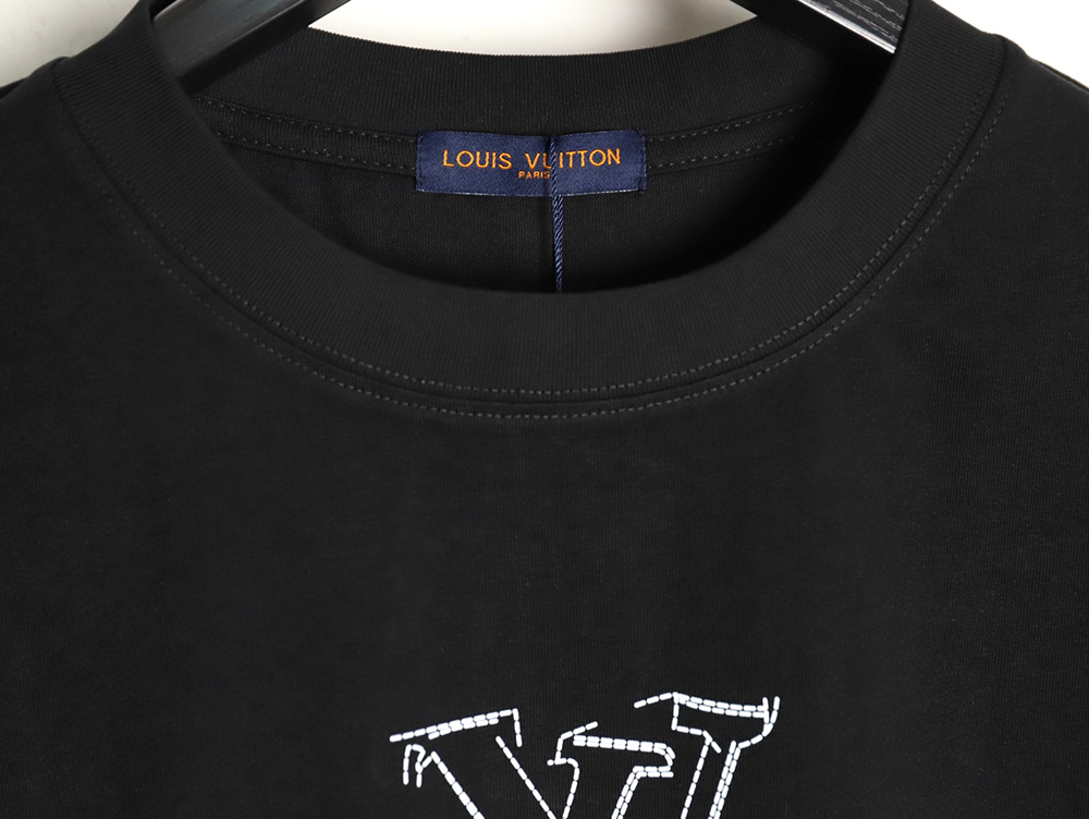 l0*is V*t0n patch lettering short-sleeved t-shirt tsk1