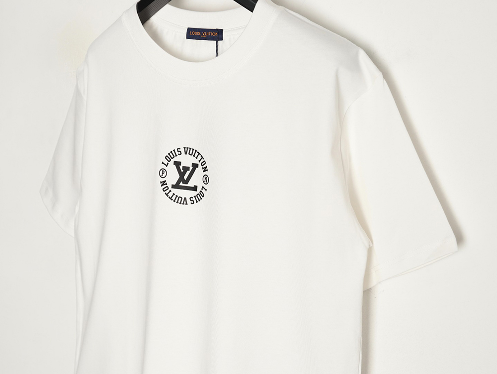 l0*is V*t0n circle lettering short-sleeved t-shirt