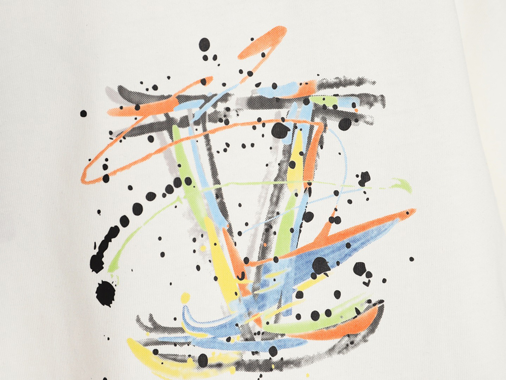 l0*is V*t0n hand-painted short-sleeved t-shirt