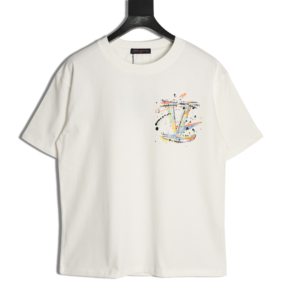 l0*is V*t0n hand-painted short-sleeved t-shirt