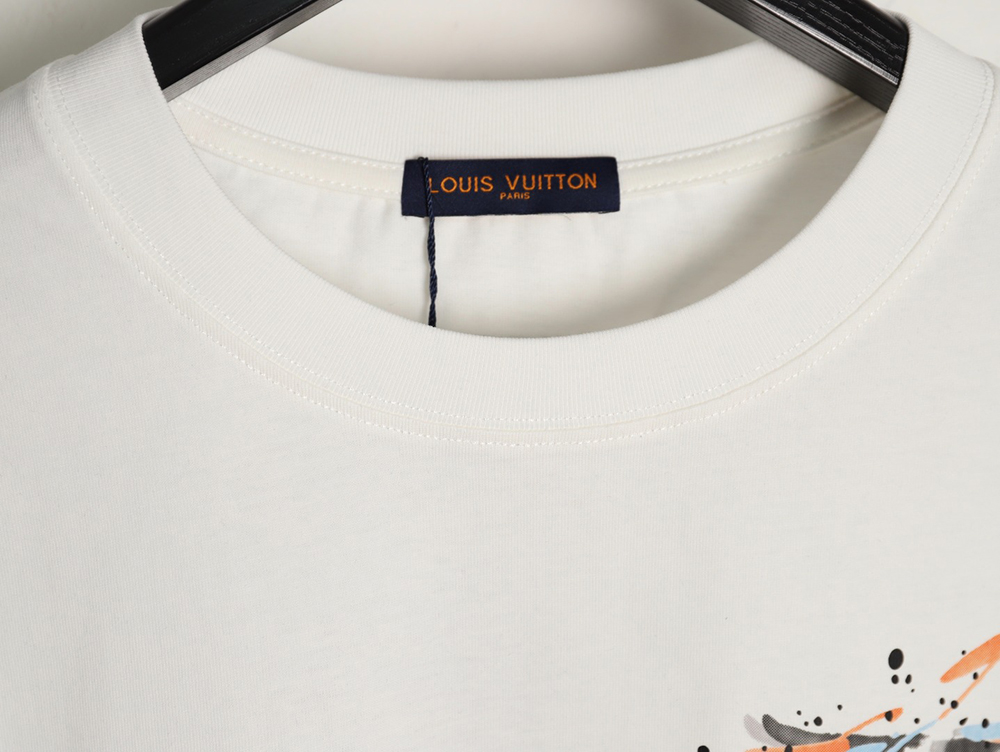 l0*is V*t0n hand-painted short-sleeved t-shirt