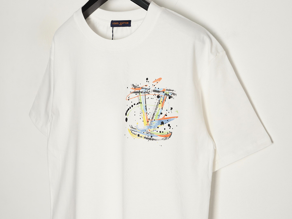 l0*is V*t0n hand-painted short-sleeved t-shirt