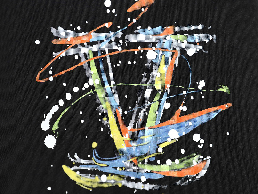 l0*is V*t0n hand-painted short-sleeved t-shirt tsk1