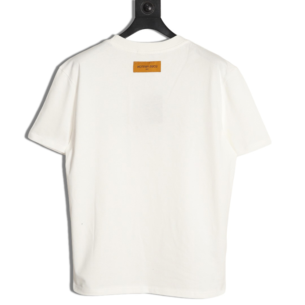 l0*is V*t0n embroidered logo short-sleeved shirt