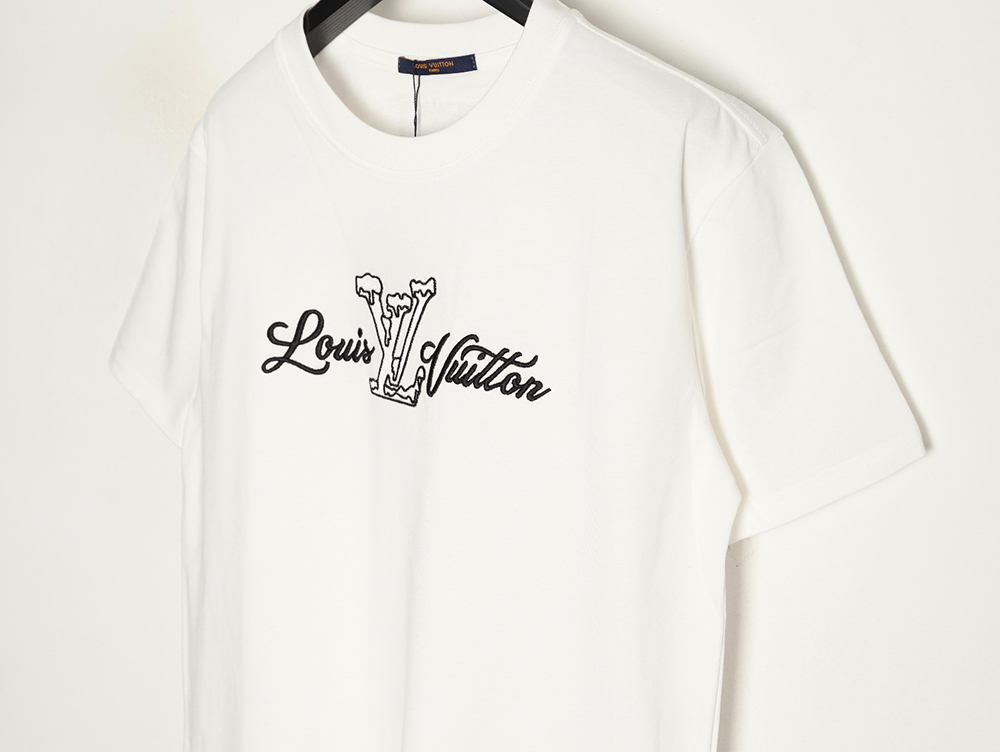 l0*is V*t0n embroidered logo short-sleeved shirt