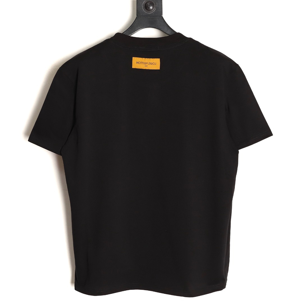 l0*is V*t0n embroidered logo short-sleeved shirt tsk1