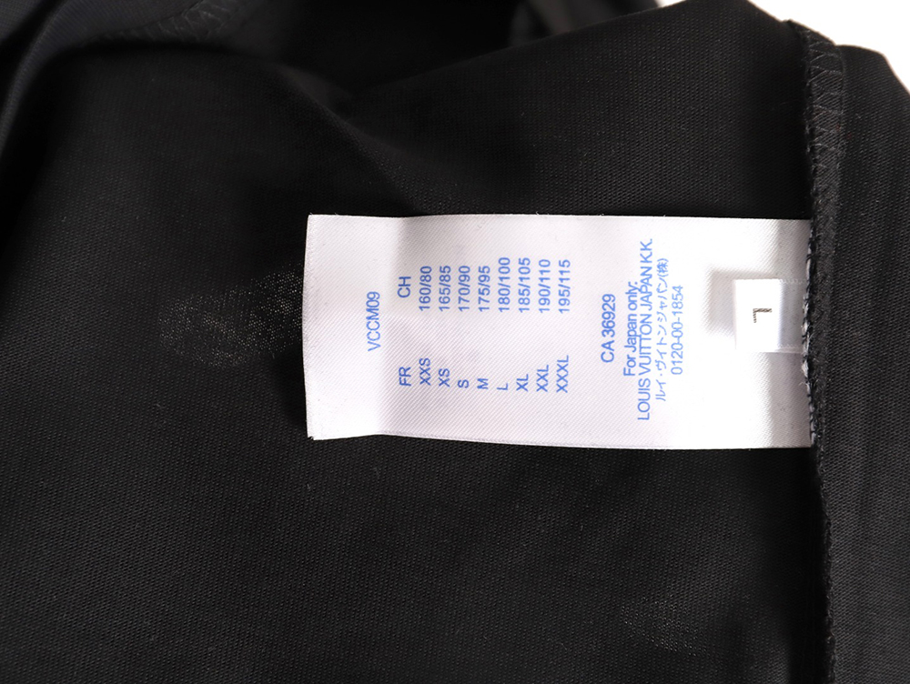 l0*is V*t0n embroidered logo short-sleeved shirt tsk1