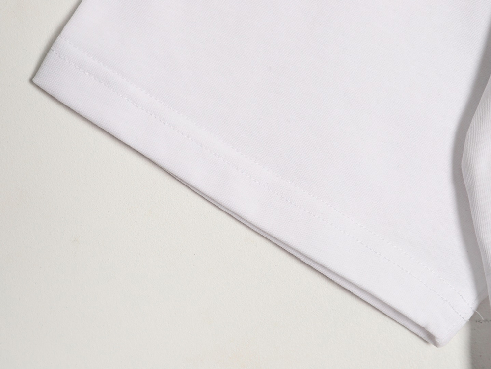 Pra*a green letter logo print short sleeves