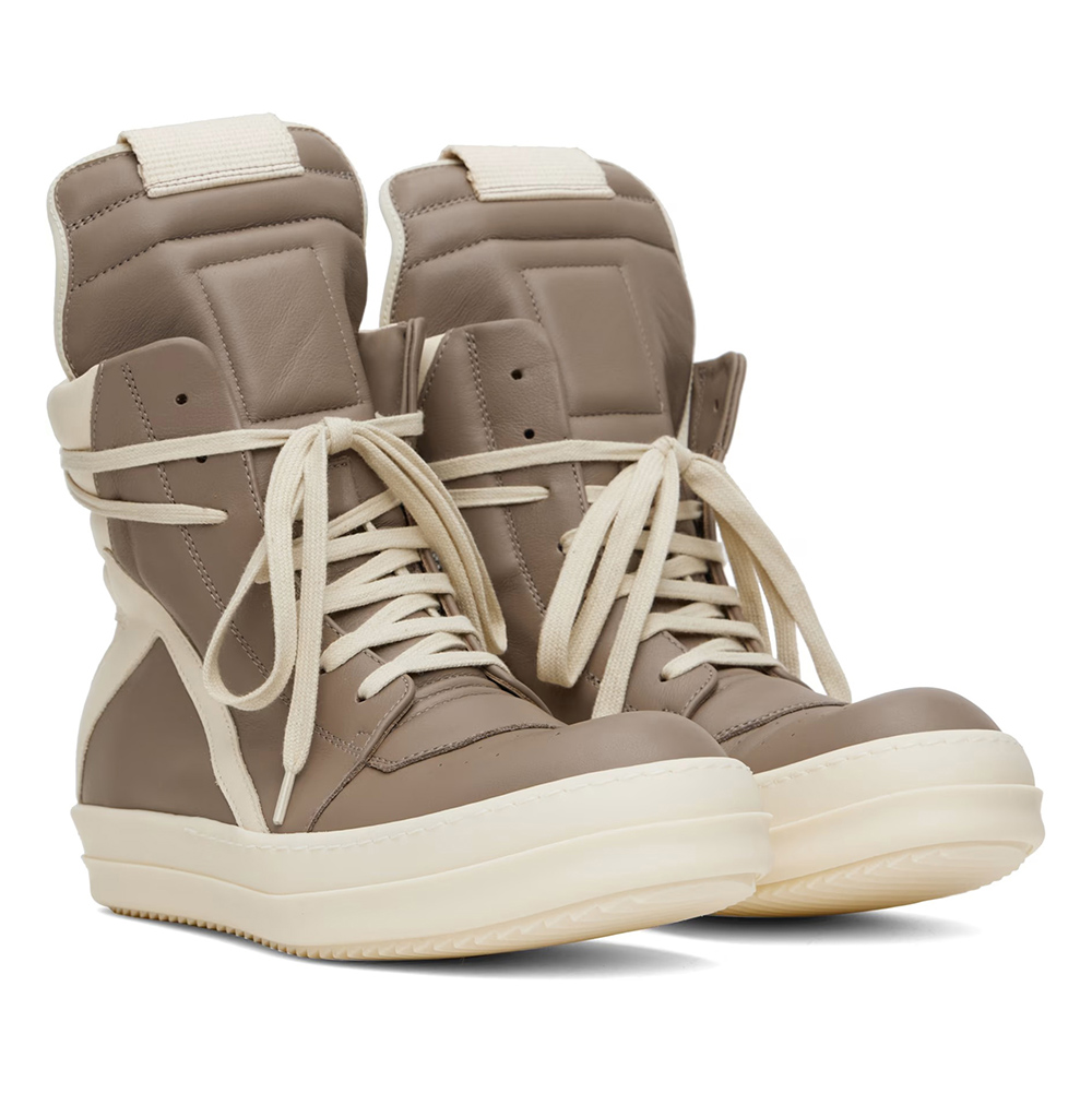 Rick Owens & Off-White Hollywood Geobasket Sneakers