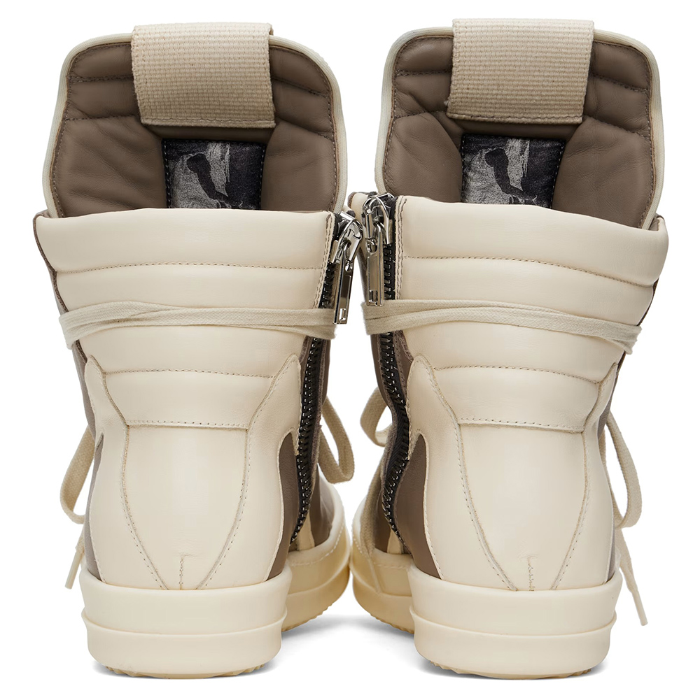 Rick Owens & Off-White Hollywood Geobasket Sneakers