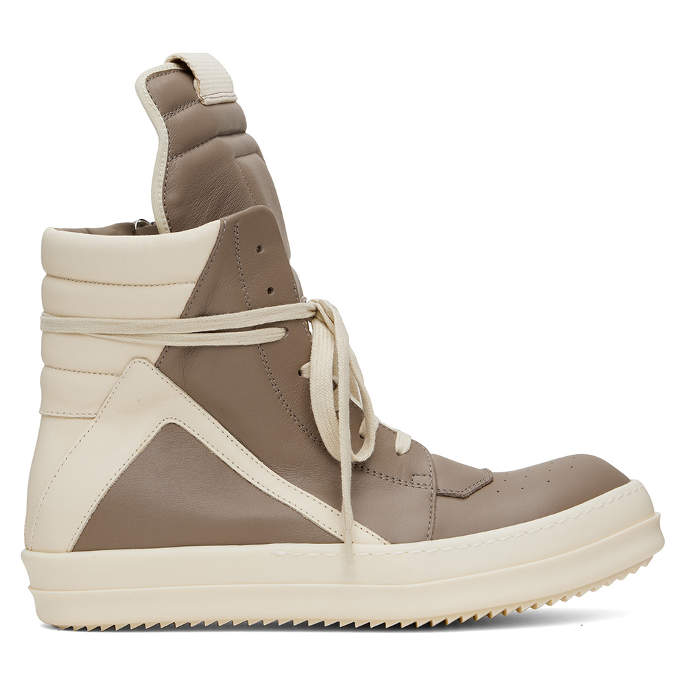 Rick Owens & Off-White Hollywood Geobasket Sneakers