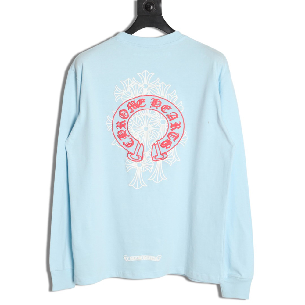 Ch**me He**ts foam horseshoe long-sleeved t-shirt tsk1