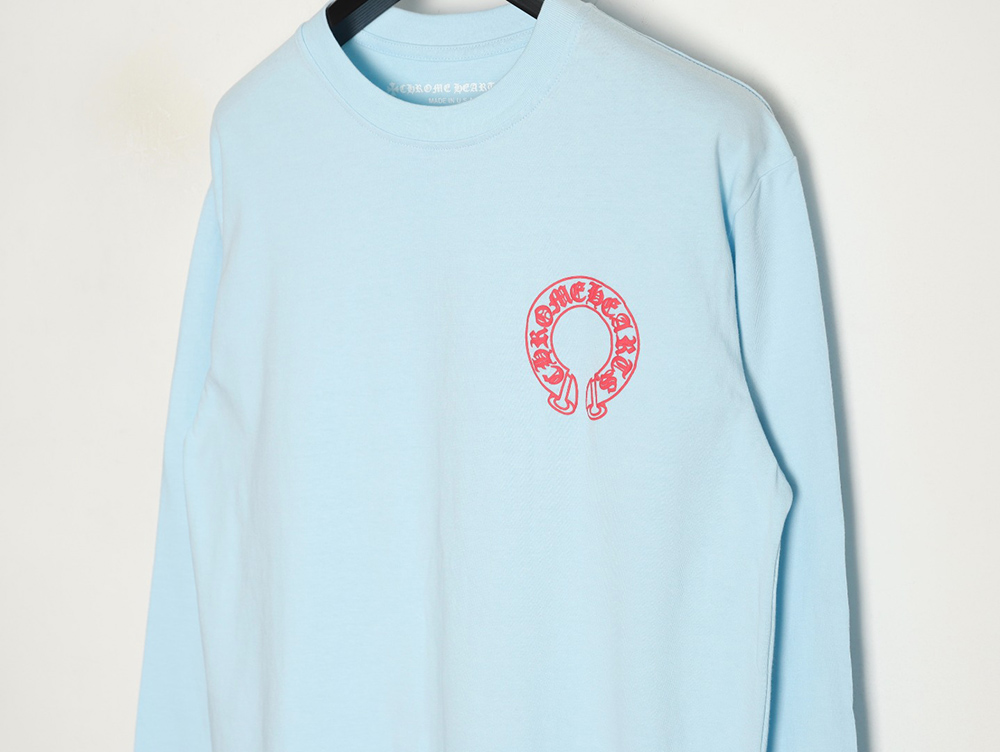 Ch**me He**ts foam horseshoe long-sleeved t-shirt tsk1