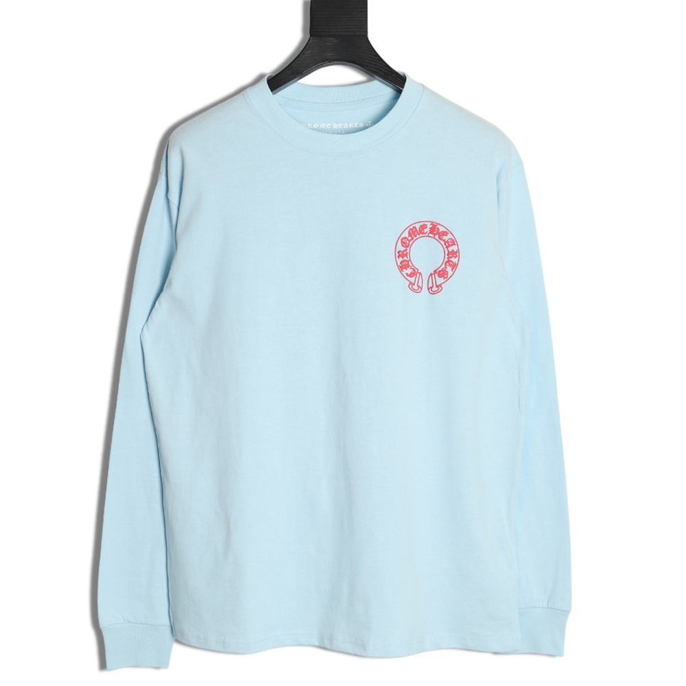 Ch**me He**ts foam horseshoe long-sleeved t-shirt tsk1