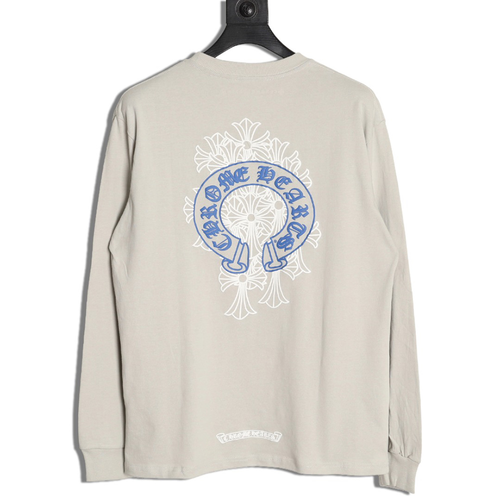 Ch**me He**ts foam horseshoe long-sleeved t-shirt tsk2