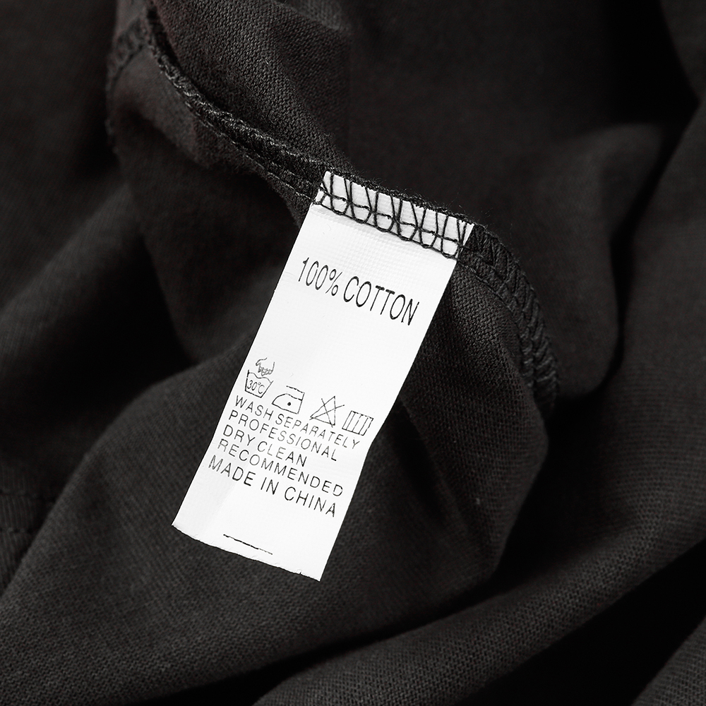 Hell star Spiritual Running print hip-hop short-sleeved T-shirt