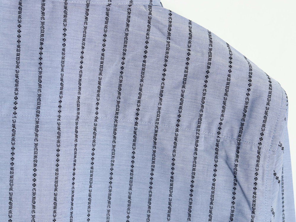 Ch**me He**ts sanskrit-printed yarn-dyed long-sleeved shirt