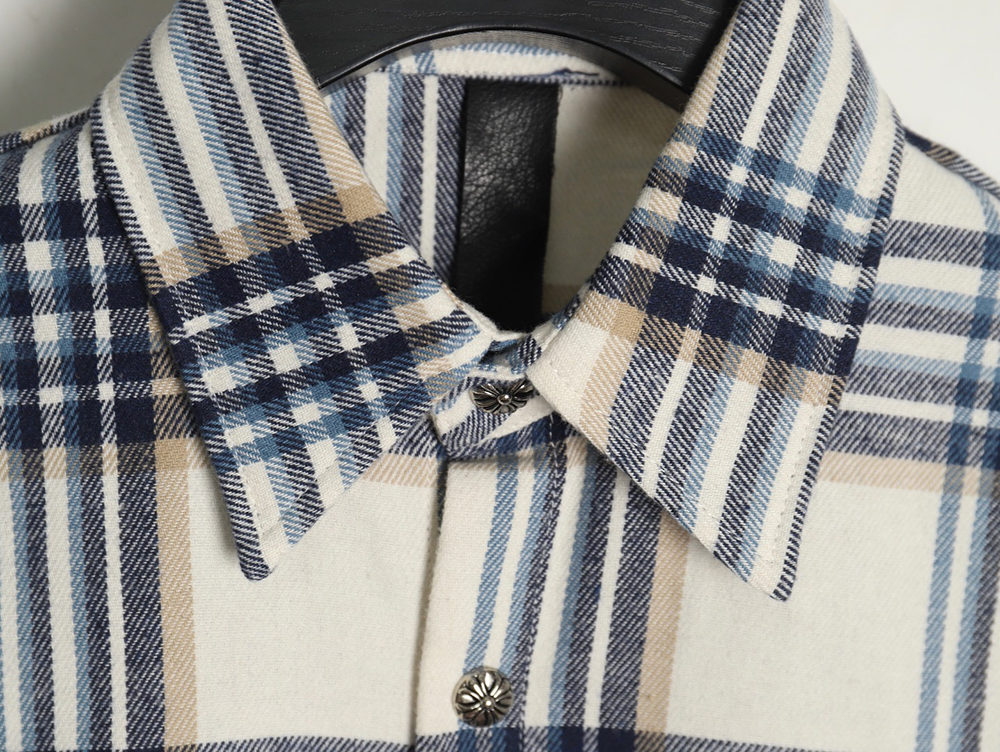 Ch**me He**ts patch cross shirt jacket