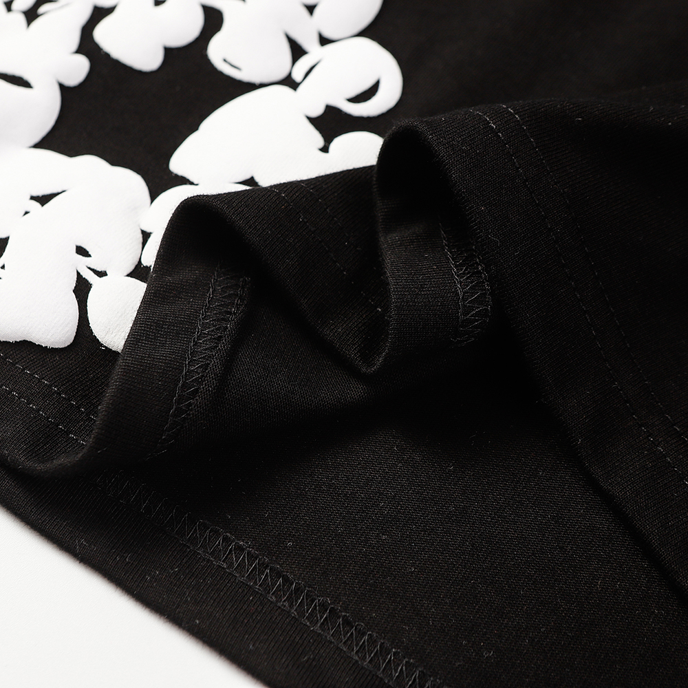 Denim Tears foam print loose short sleeves