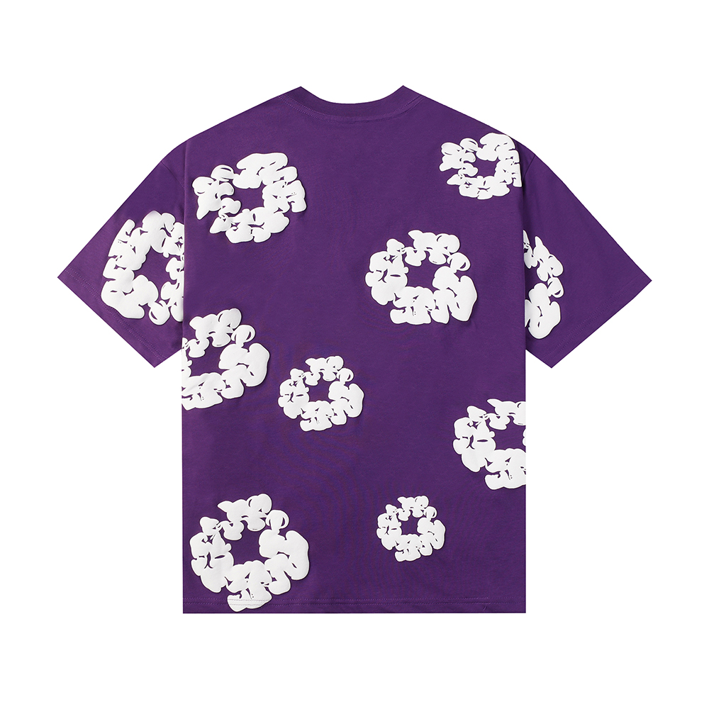 Denim Tears foam print loose short sleeves
