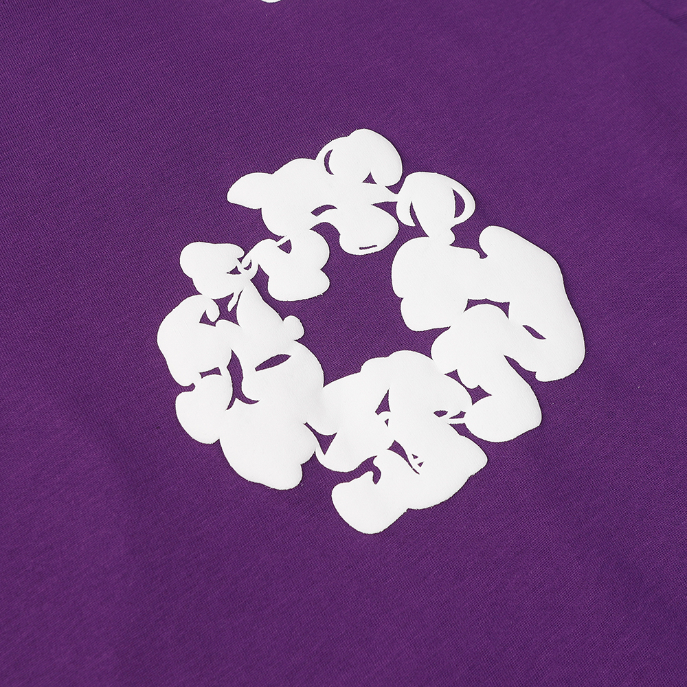 Denim Tears foam print loose short sleeves