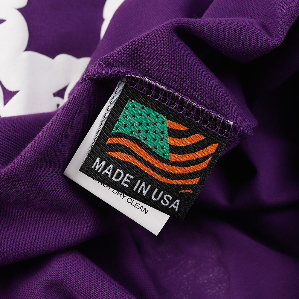 Denim Tears foam print loose short sleeves