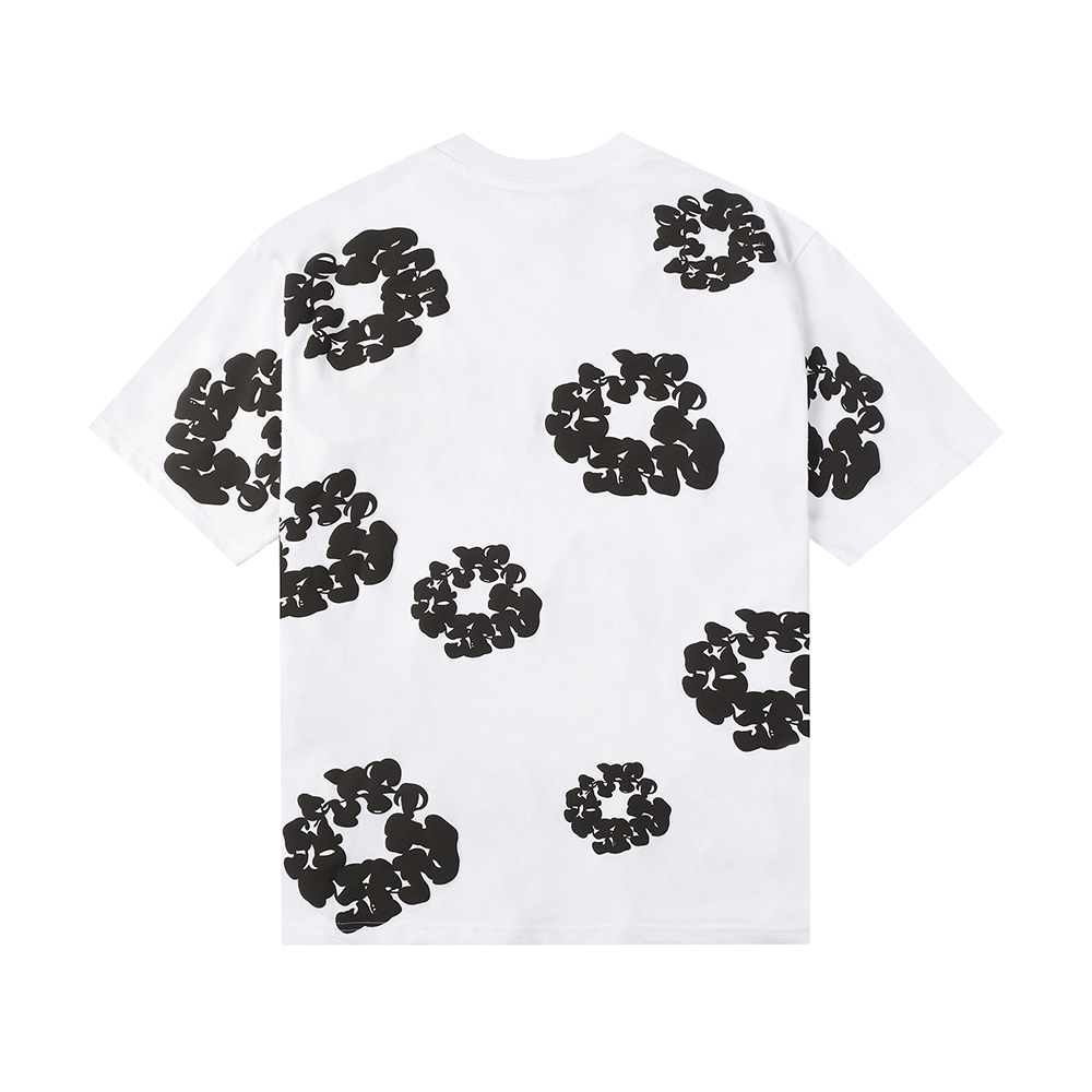 Denim Tears foam print loose short sleeves