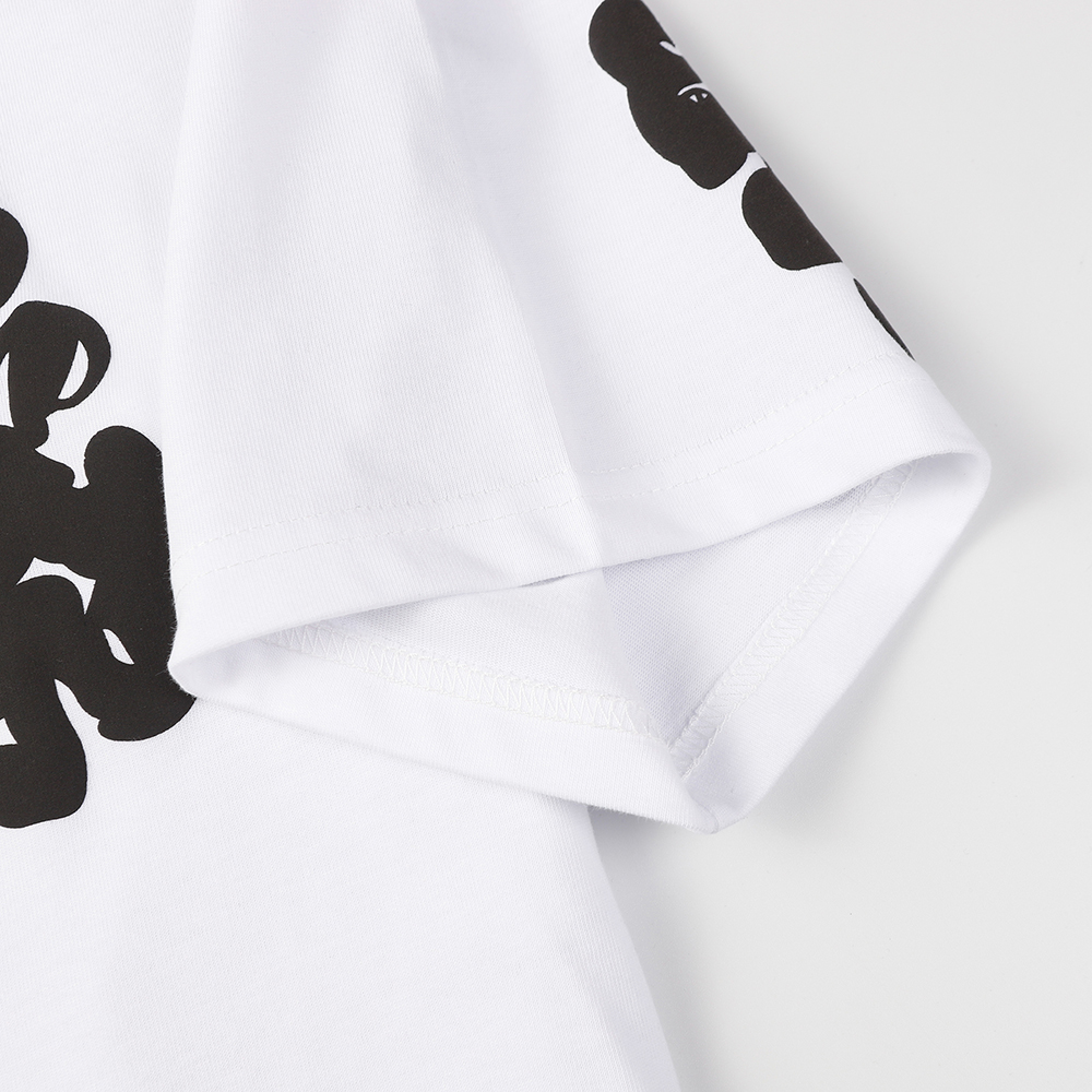 Denim Tears foam print loose short sleeves