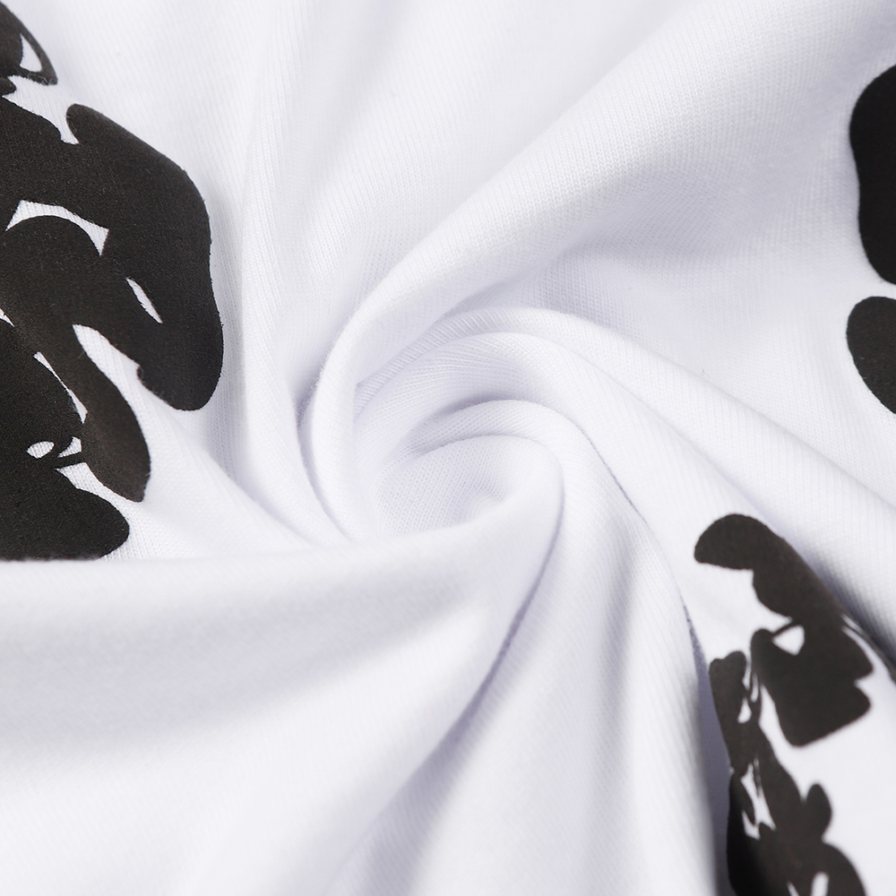 Denim Tears foam print loose short sleeves