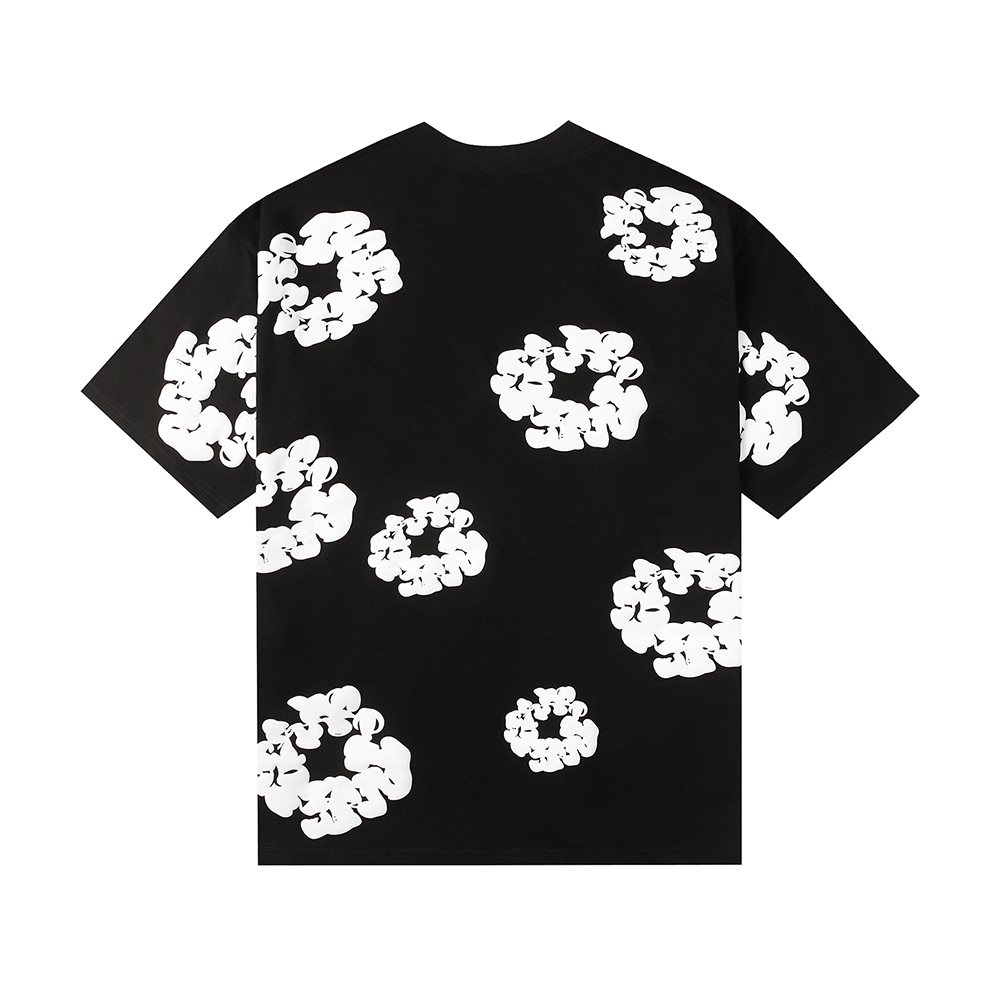 Denim Tears foam print loose short sleeves