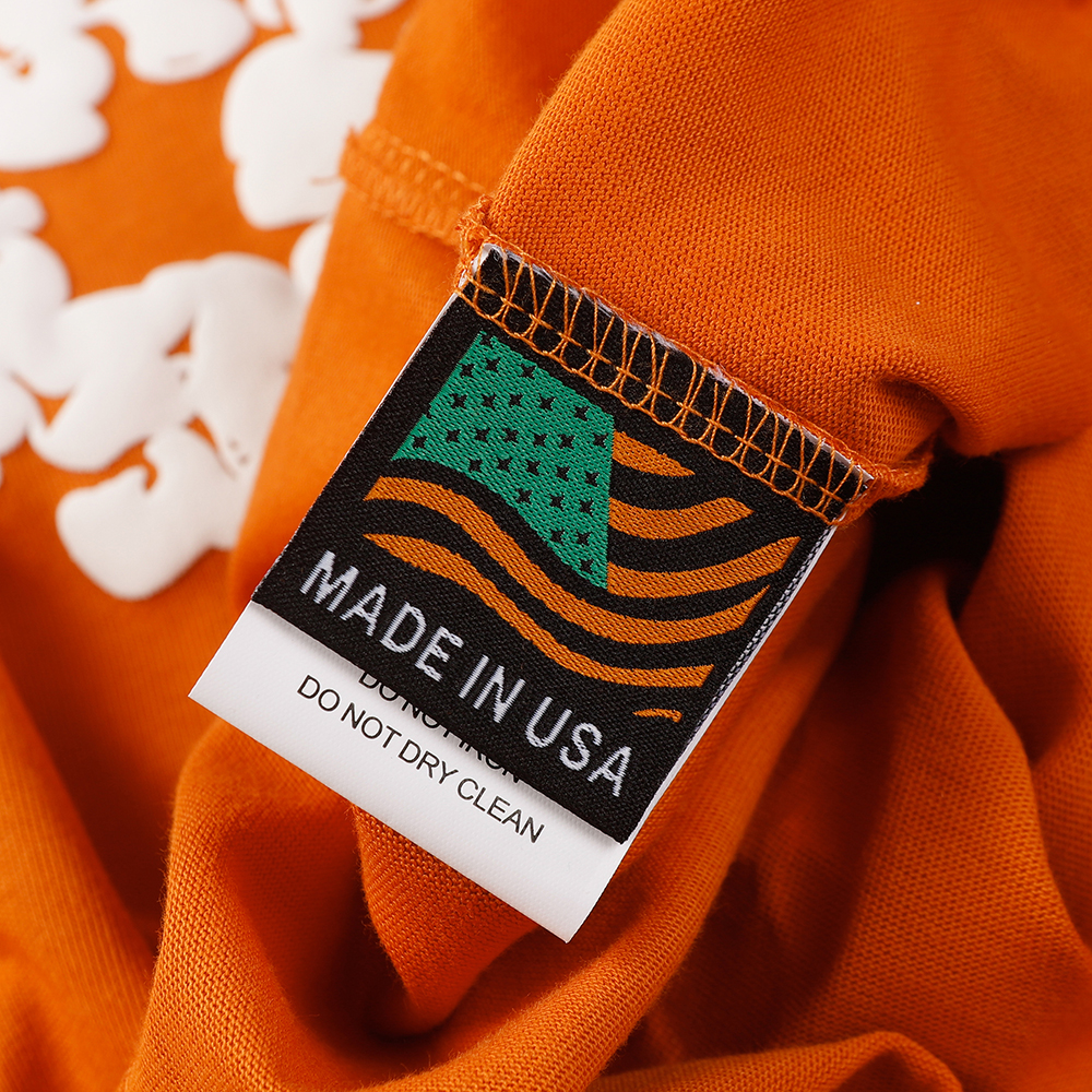 Denim Tears foam print loose short sleeves