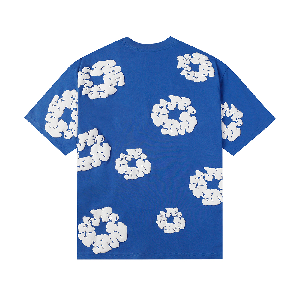 Denim Tears foam print loose short sleeves